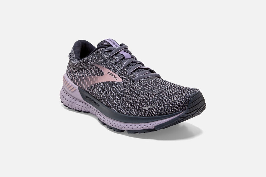 Brooks Adrenaline GTS 21 Road Running Shoes Womens Purple 012587-SOV